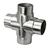 304 Cross Piece 4 Way To Suit 48.3mm x 2mm Tube Fittings